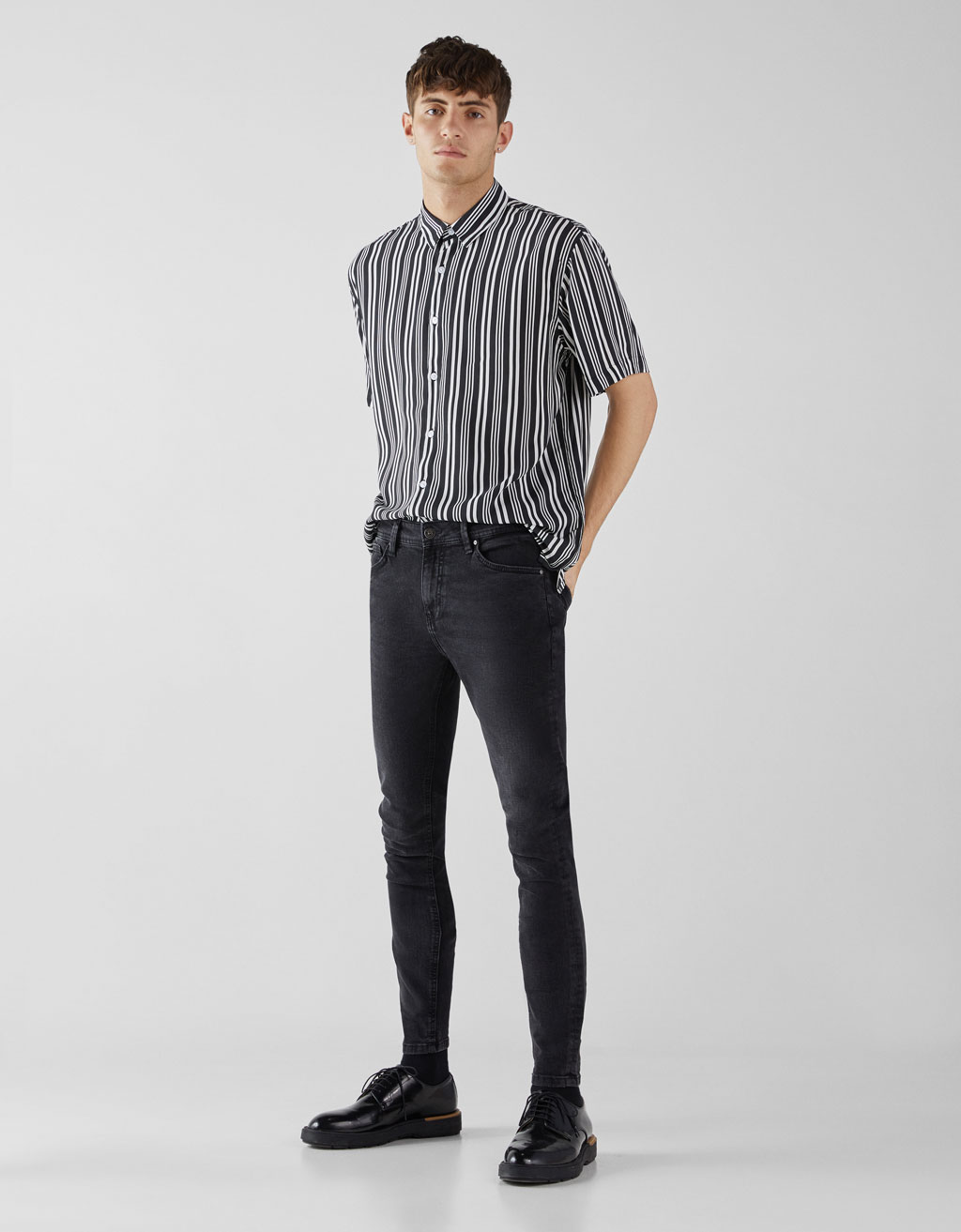 Skinny Gray jeans for boys new photo Skinny Gray jeans for boys catalog photo